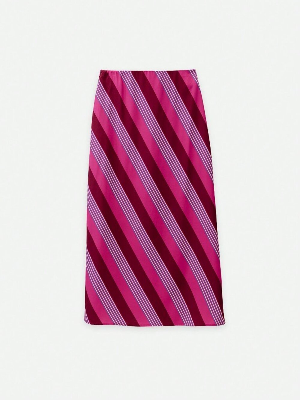Multicolor Casual Women's Striped Maxi Skirt. - Picture 7 of 9